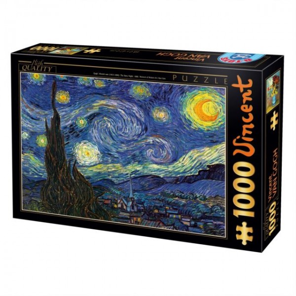 Gwiaździsta noc, Van Gogh - Sklep Art Puzzle